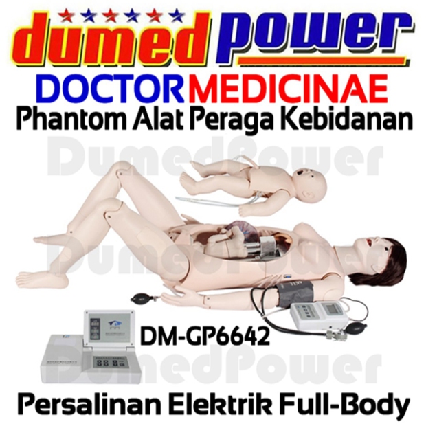 Phantom Alat Peraga Ibu Melahirkan Elektrik Full-Body Doctor medicinae