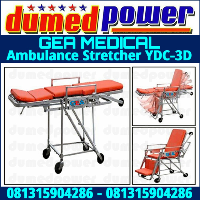 Brankar Ambulance Stretcher YDC-3D Gea medical