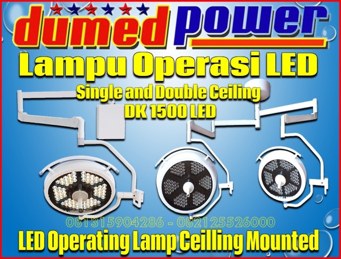 Lampu Operasi LED Ceiling DK-1500-LED