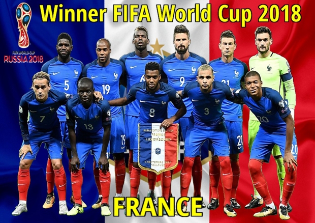 Perancis Juara Piala Dunia Tahun 2018 di Rusia